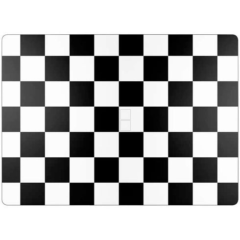 Black and White Checkered Surface Laptop 7 13.8in Skin