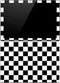 Black and White Checkered Surface Pro (2017) Skin