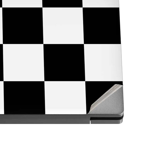Black and White Checkered Dell XPS Skin