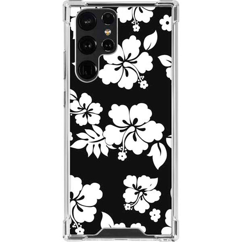 Black and White Galaxy S23 Ultra Clear Case