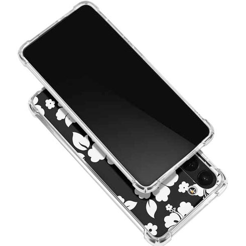 Black and White Galaxy S24 FE Clear Case