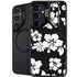 Black and White Galaxy S24 Kickstand Case