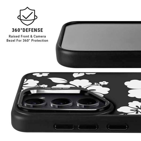Black and White Galaxy S24 Plus Kickstand Case