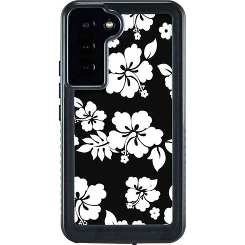 Black and White Galaxy S24 Plus Waterproof Case