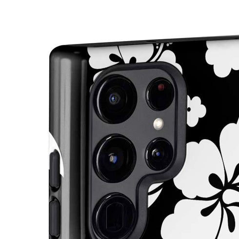 Black and White Galaxy S25 Ultra Impact Case