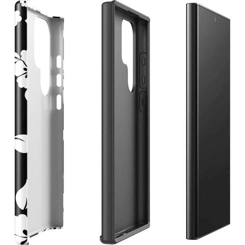 Black and White Galaxy S25 Ultra Impact Case