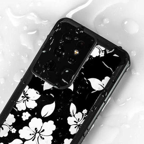 Black and White Galaxy S24 Ultra Waterproof Case
