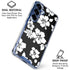 Black and White Galaxy S25 Clear Case