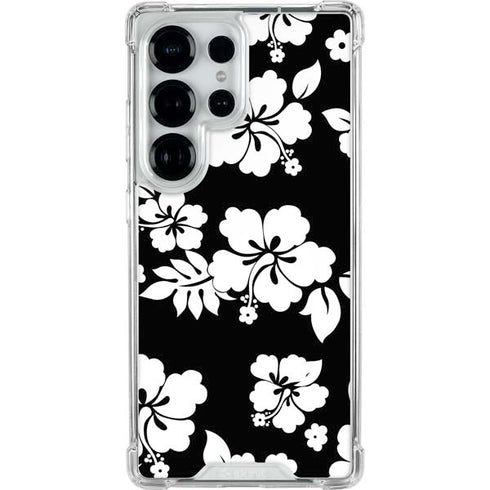 Black and White Galaxy S25 Ultra Clear Case