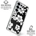 Black and White Galaxy S25 Ultra Clear Case