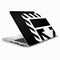 Black and White Geometric Shapes HP Elitebook Skin