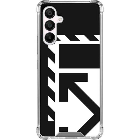 Black and White Geometric Shapes Galaxy A16 5G Clear Case