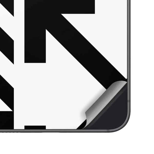 Black and White Geometric Shapes Galaxy A16 5G Skin