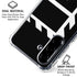 Black and White Geometric Shapes Galaxy A36 5G Clear Case