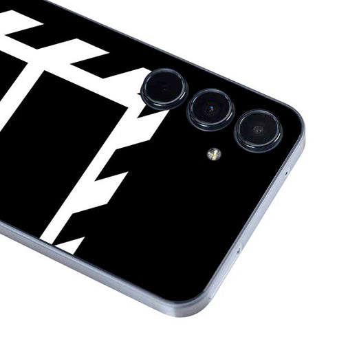 Black and White Geometric Shapes Galaxy A36 5G Skin