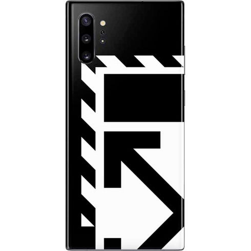 Black and White Geometric Shapes Galaxy Note 10 Plus Skin