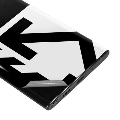 Black and White Geometric Shapes Galaxy Note 10 Plus Skin