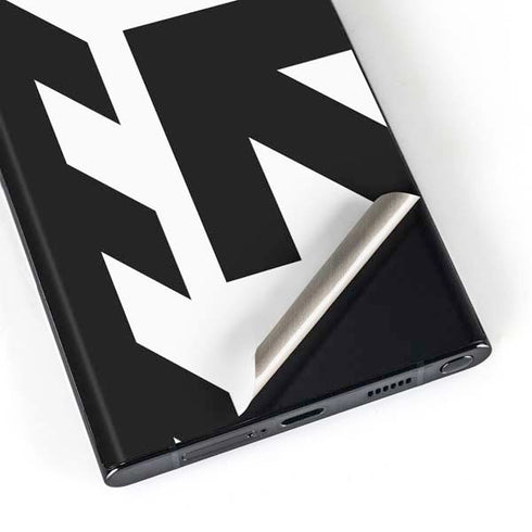 Black and White Geometric Shapes Galaxy Skins