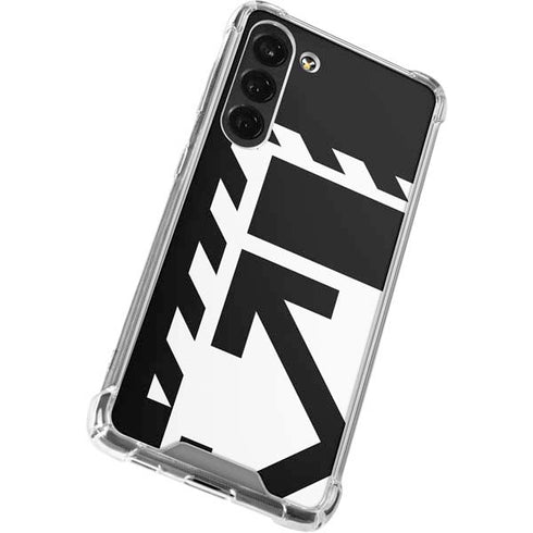 Black and White Geometric Shapes Galaxy S24 FE Clear Case