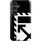 Black and White Geometric Shapes Galaxy S25 Impact Case