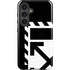 Black and White Geometric Shapes Galaxy S25 Impact Case