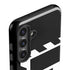 Black and White Geometric Shapes Galaxy S25 Impact Case