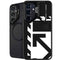 Black and White Geometric Shapes Galaxy S25 Kickstand Case