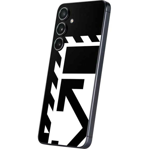 Black and White Geometric Shapes Galaxy S25 Skin
