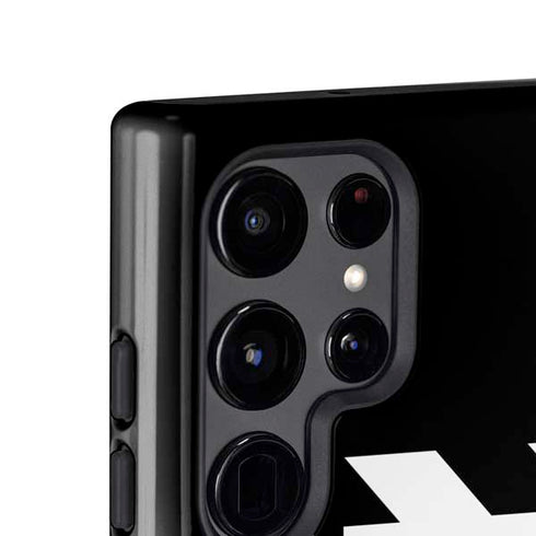 Black and White Geometric Shapes Galaxy S25 Ultra Impact Case