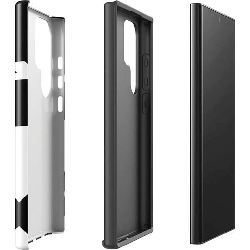 Black and White Geometric Shapes Galaxy S25 Ultra Impact Case