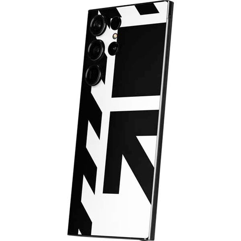 Black and White Geometric Shapes Galaxy S25 Ultra Skin