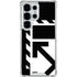 Black and White Geometric Shapes Galaxy S25 Ultra Clear Case