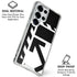 Black and White Geometric Shapes Galaxy S25 Ultra Clear Case