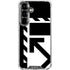 Black and White Geometric Shapes Galaxy S26 Clear Case