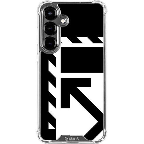 Black and White Geometric Shapes Galaxy S26 Plus Clear Case