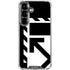 Black and White Geometric Shapes Galaxy S26 Plus Clear Case