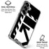 Black and White Geometric Shapes Galaxy S26 Plus Clear Case