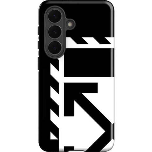 Black and White Geometric Shapes Galaxy S26 Plus Impact Case