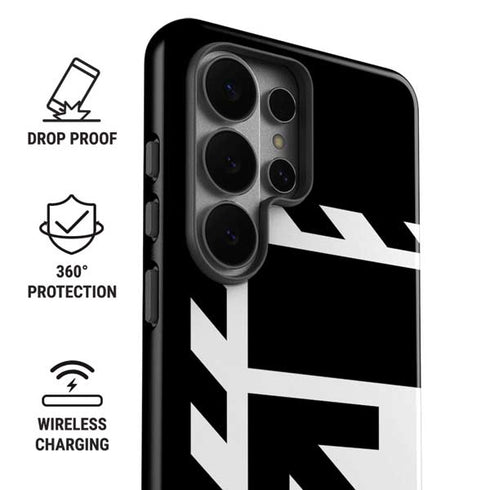 Black and White Geometric Shapes Galaxy S26 Ultra Impact Case