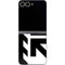 Black and White Geometric Shapes Galaxy Z Flip6 Skin