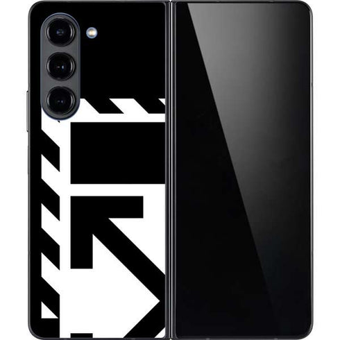 Black and White Geometric Shapes Galaxy Z Fold5 5G Skin