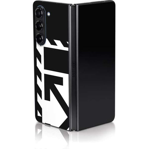 Black and White Geometric Shapes Galaxy Z Fold5 5G Skin