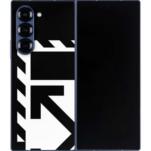 Black and White Geometric Shapes Galaxy Z Fold6 Skin