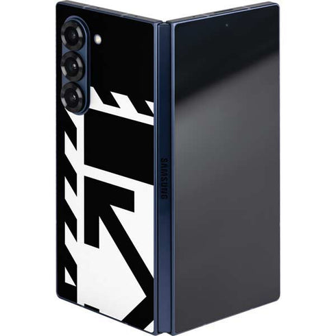 Black and White Geometric Shapes Galaxy Z Fold6 Skin