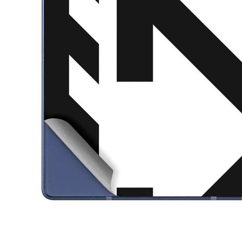 Black and White Geometric Shapes Galaxy Z Fold6 Skin