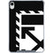 Black and White Geometric Shapes iPad 11th Gen (2025) Clear Case