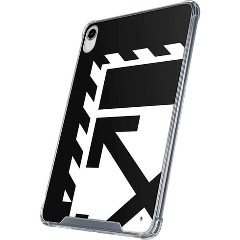 Black and White Geometric Shapes iPad 11th Gen (2025) Clear Case