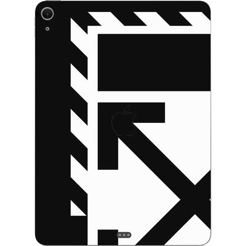 Black and White Geometric Shapes Apple iPad Air Skin