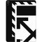 Black and White Geometric Shapes Apple iPad Air Skin