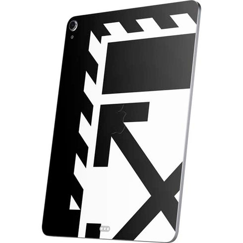 Black and White Geometric Shapes Apple iPad Air Skin